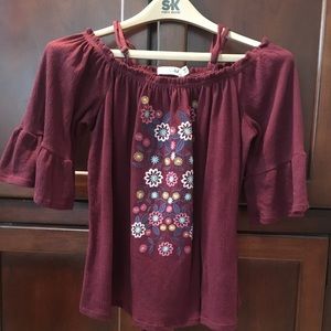 Cute off the shoulder top!